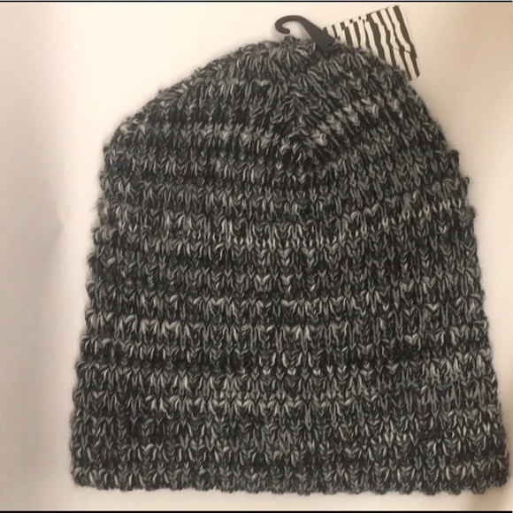 BDG Urban Outfitters Black Gray White Beanie (Unisex) - Picture 1 of 2
